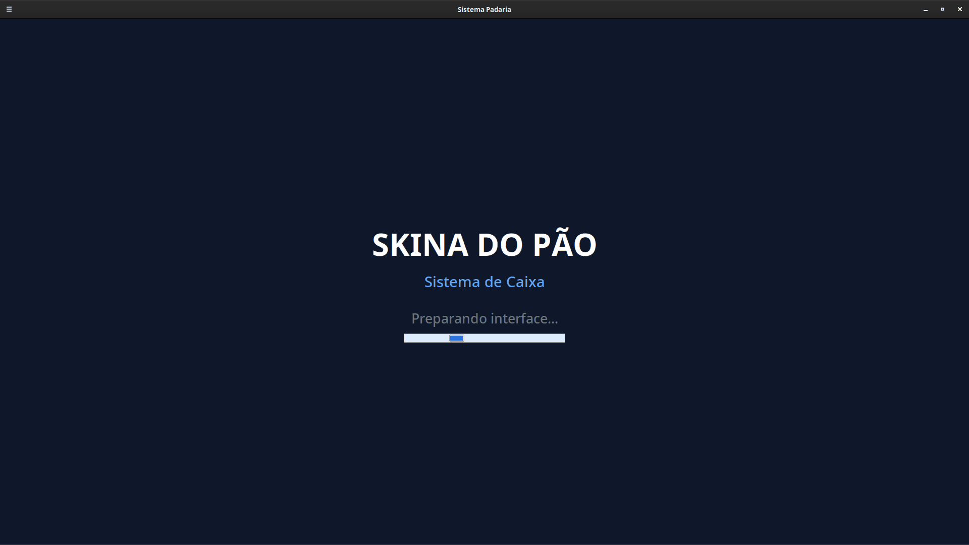 Abertura de caixa no Sistema Padaria